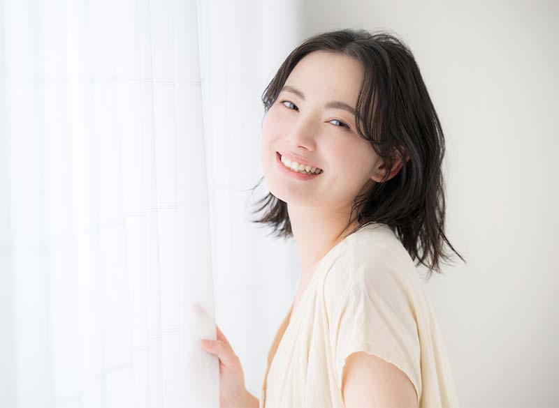 整った歯並びで笑顔に自信を